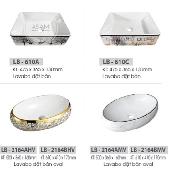 LAVABO ĐẶT BÀN OVAL